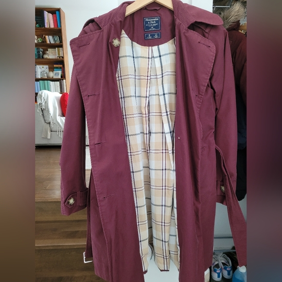 Plaid trench - Picture 1 of 5